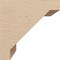 Ekena Millwork 8"W x 8"D x 8"H Wide Burlington Rough Cedar Woodgrain TimberThane Corbel, Primed Tan CORUR08X08X08BURRCPR - alternate 5